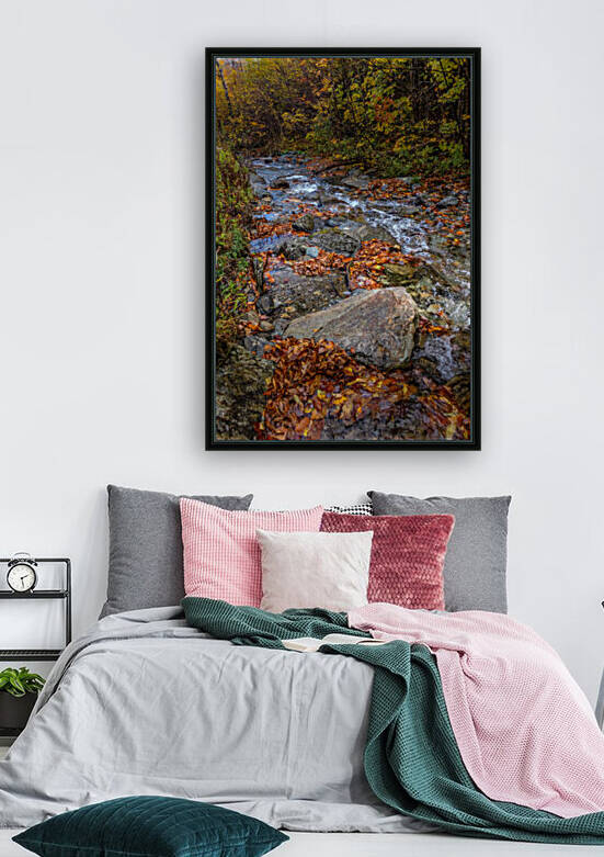 Leaf Filled Creek Reproduction