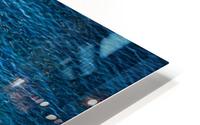 Turquoise Ripples HD Metal print