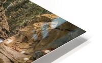 Glacial Waterfall HD Metal print