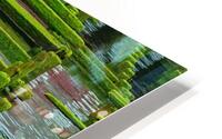 Green Rails HD Metal print