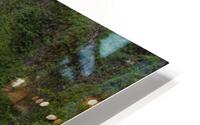 Upper Multnomah Falls Cropped HD Metal print