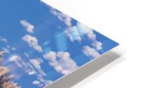 Blue Snow HD Metal print