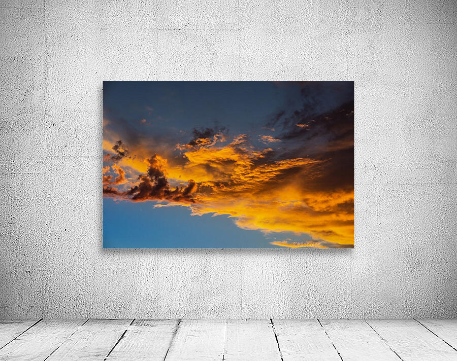 Orange Cloud Wall Preview