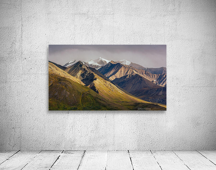 Sunlit Slope Alaska Wall Preview