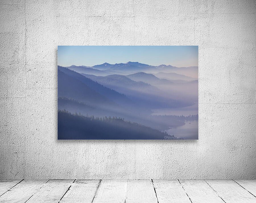 Lake Tahoe while California Burns - Color 2 Wall Preview