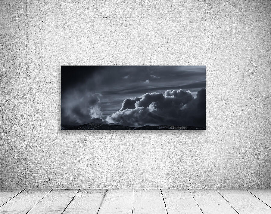 Storm Coming B&W Wall Preview