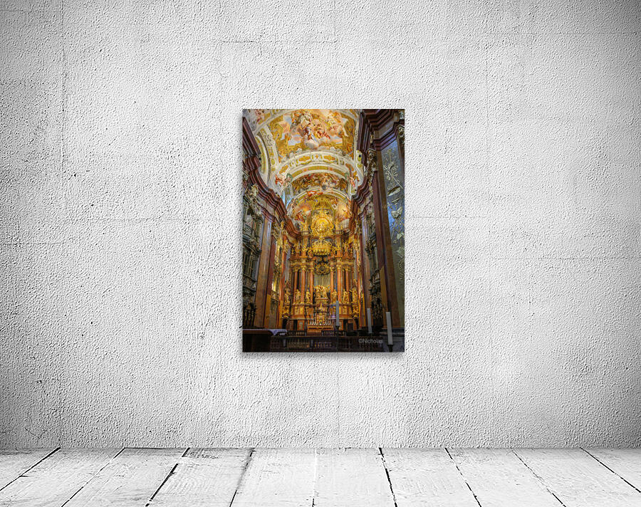 Melk Abbey Altar with Ceiling Wall Preview