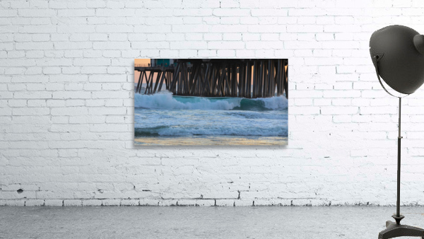Pilings and Waves Wall Preview