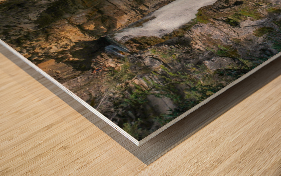 Glacial Waterfall 2 Wood print