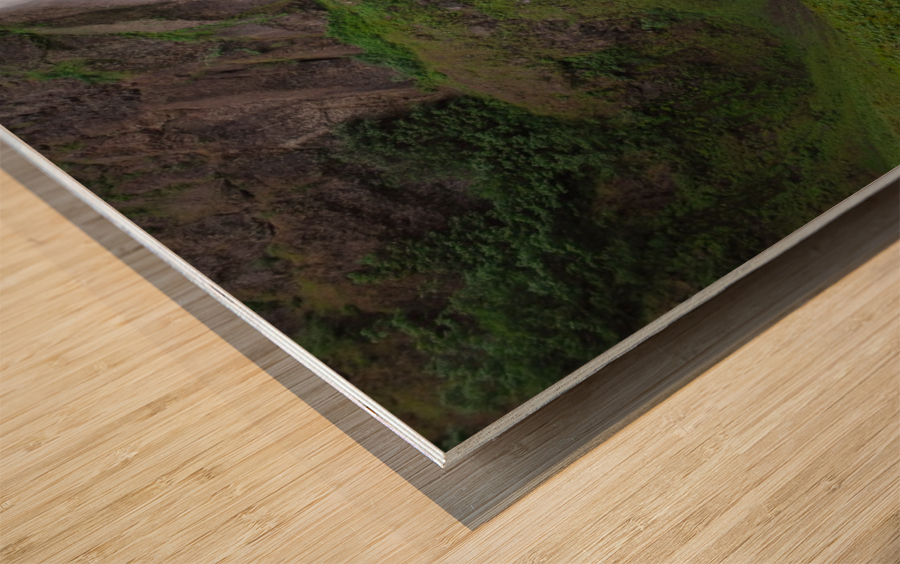 Upper Multnomah Falls Wood print