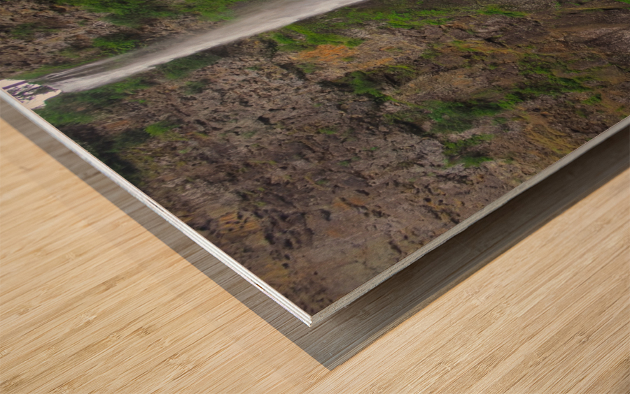 Full Upper Multnomah Falls Wood print