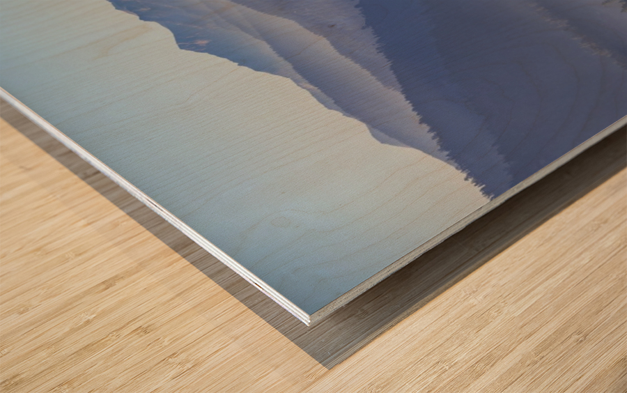 Lake Tahoe while California Burns - Color 2 Wood print