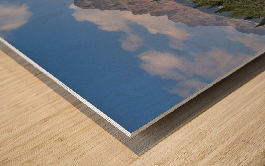 Canadian Rockies 3 Wood print