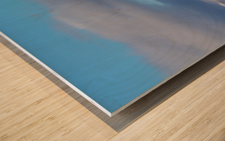 Winter Arrives at Mt. Rose Wood print