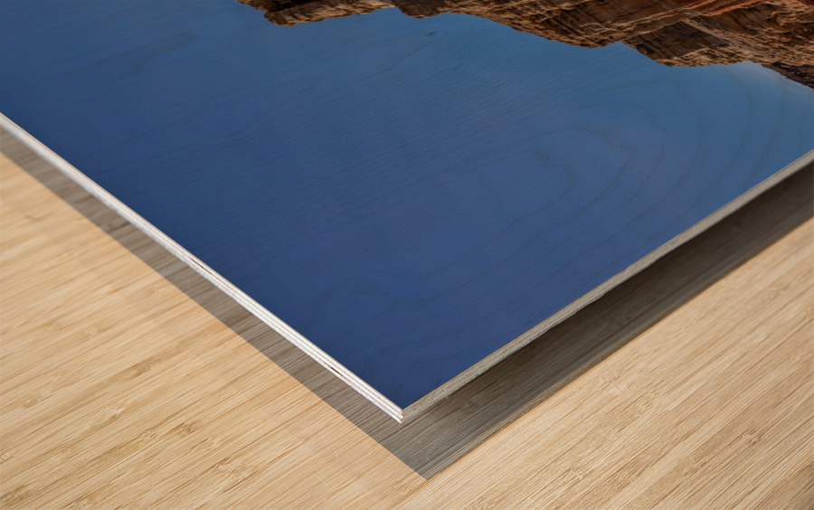 Red Rock Canyon Cliff Wood print