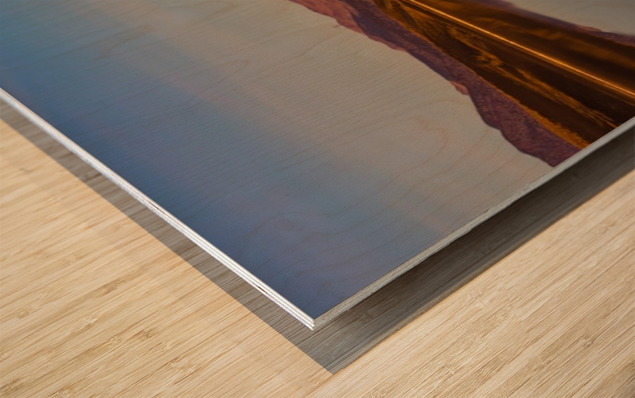 Mono Lake Pano Wood print