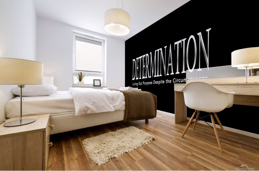Determination Mural print