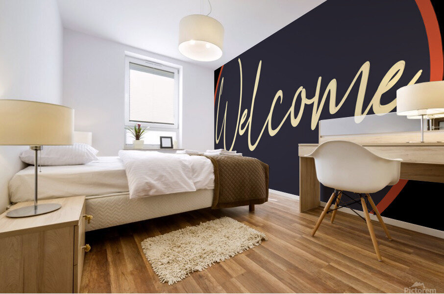 Welcome Mural print