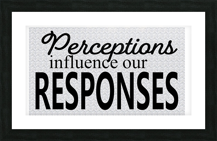 PERCEPTION Picture Frame print