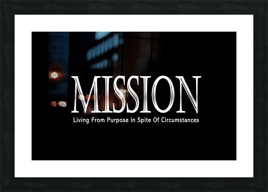 Mission11 Picture Frame print