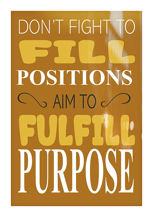 FulFill Purpose Picture Frame print