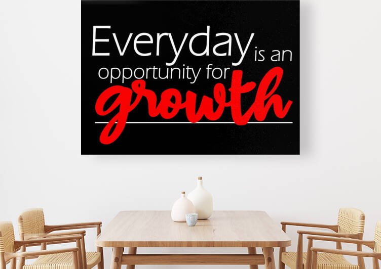 Everday is an opportunity for growth by Nathlee R Grant