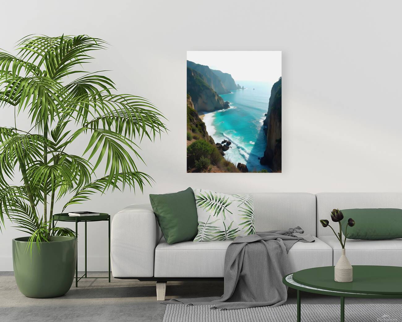 Cliffside Serenity Reproduction