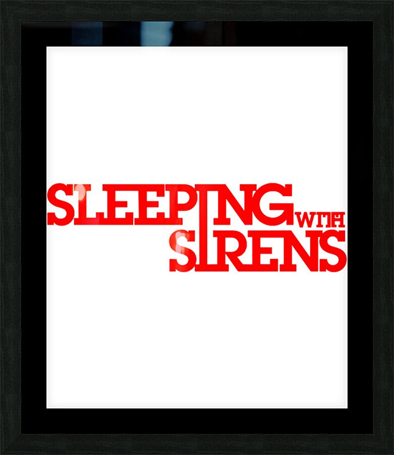 sleeping with sirens 18 Picture Frame print