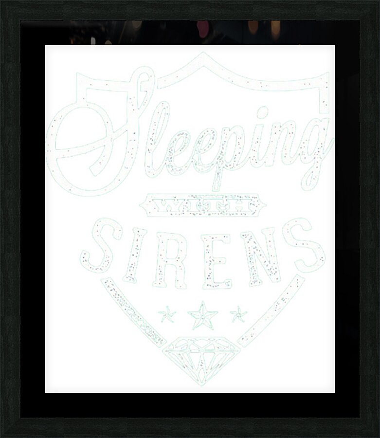 sleeping with sirens 25 Picture Frame print