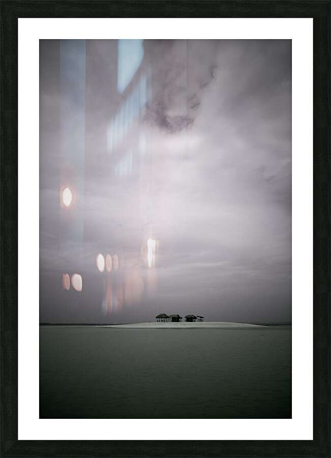 paradiseIsland Picture Frame print
