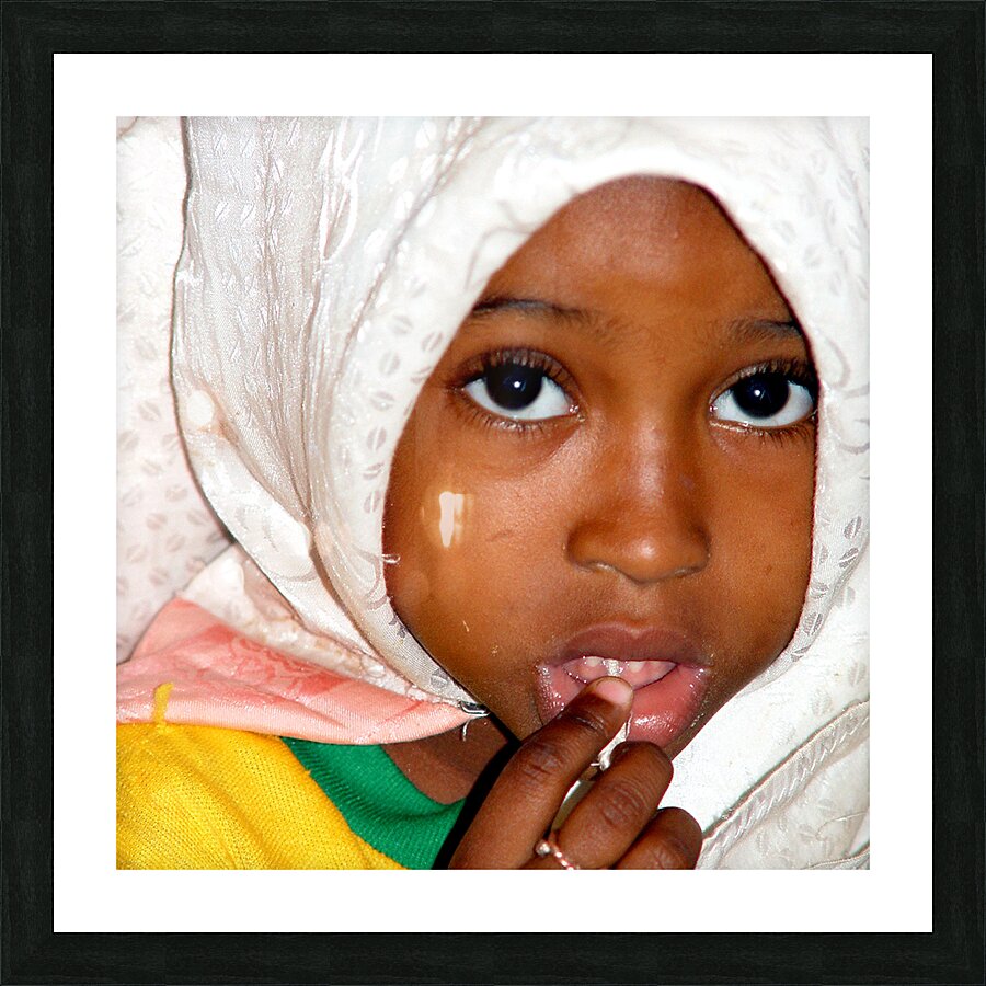Temple Girl2 Picture Frame print