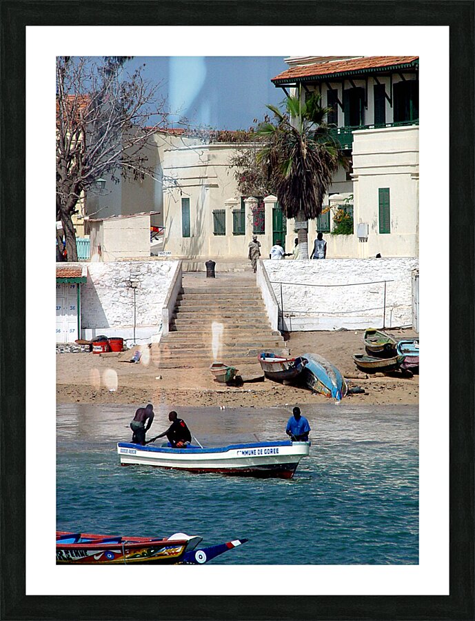 Boat Taxi Picture Frame print