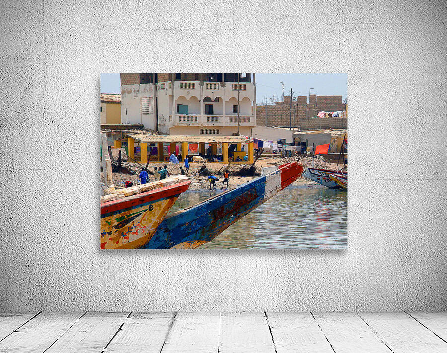 Fishing Village Wall Preview