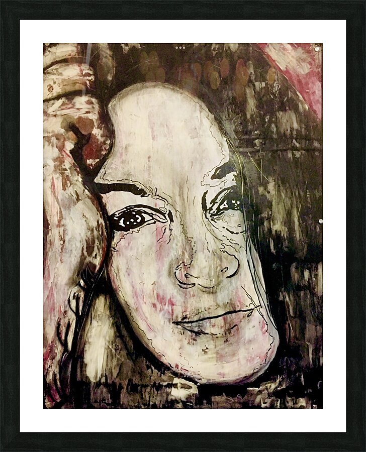 Pensive... Picture Frame print