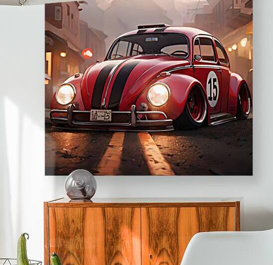 Red Racing Beetle - VW Bug 15 by Wrenchin  Dubs