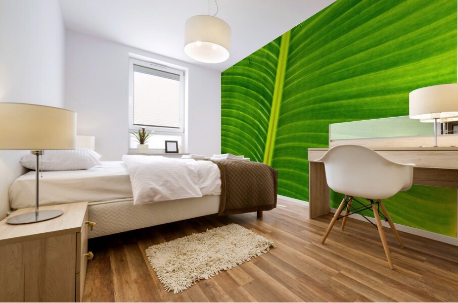 Flowing Palm Mural print