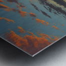 SUNSET OVER THE SEA 0 Metal print