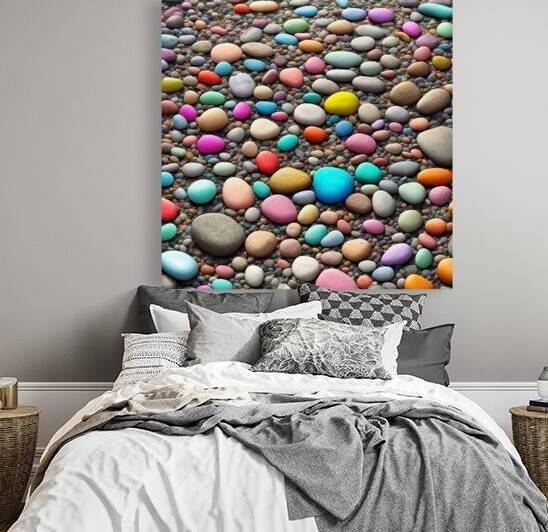 4K colorful stones background colored bea by jack pote