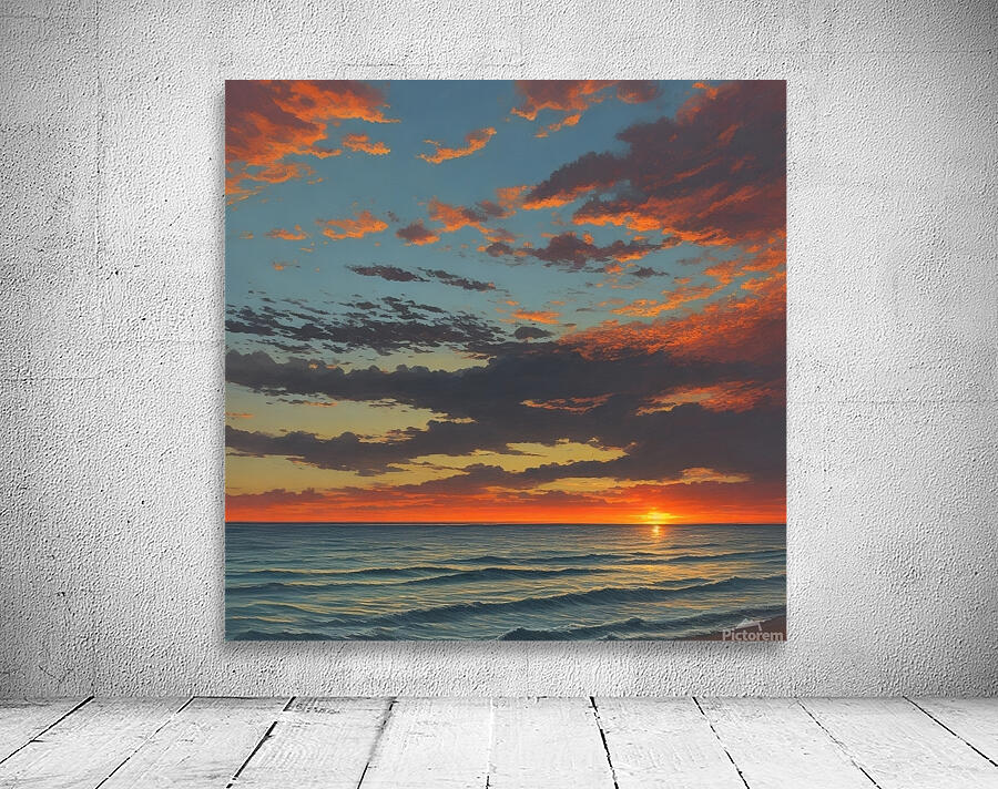 SUNSET OVER THE SEA 0 Wall Preview