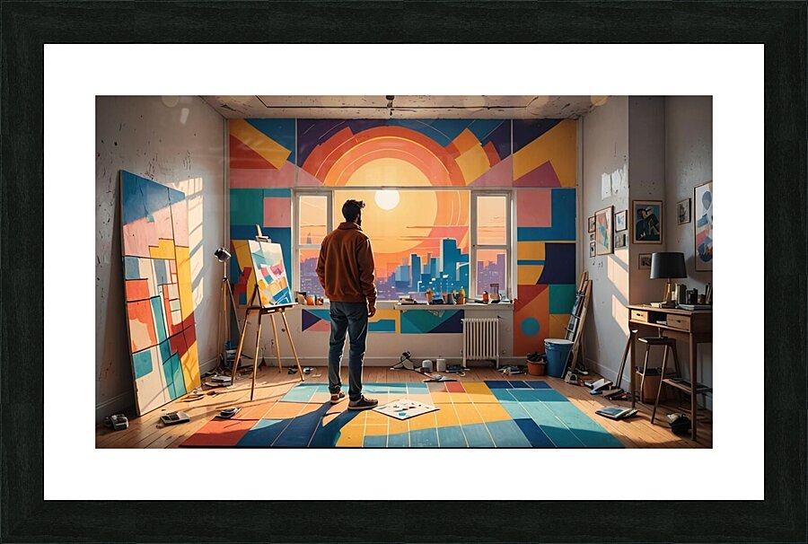 the future Picture Frame print