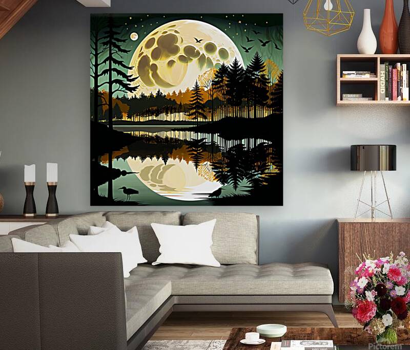 Huge moon Reproduction