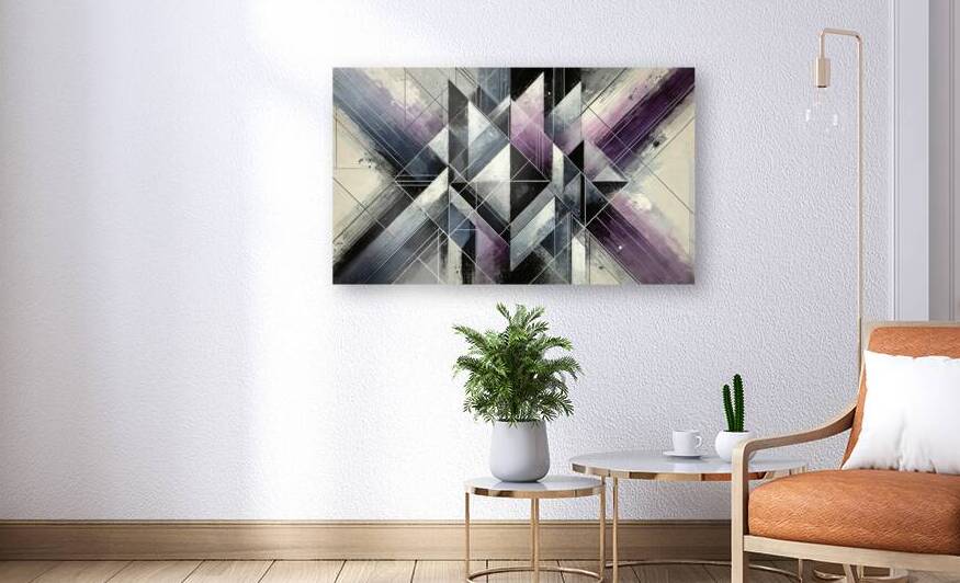 Intersecting Dimensions: A Symphony in Violet by ProLuca