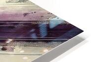 Intersecting Dimensions: A Symphony in Violet HD Metal print