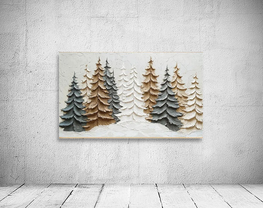 snow trees Wall Preview