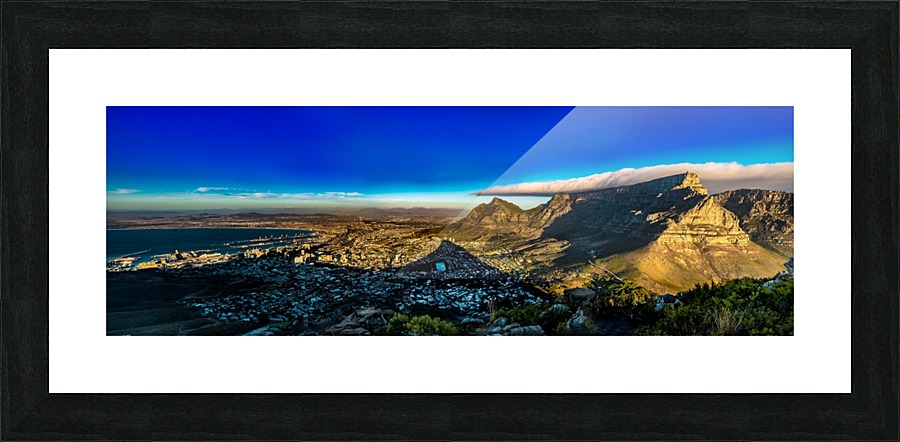 Cape Towns Table Mountain Picture Frame print