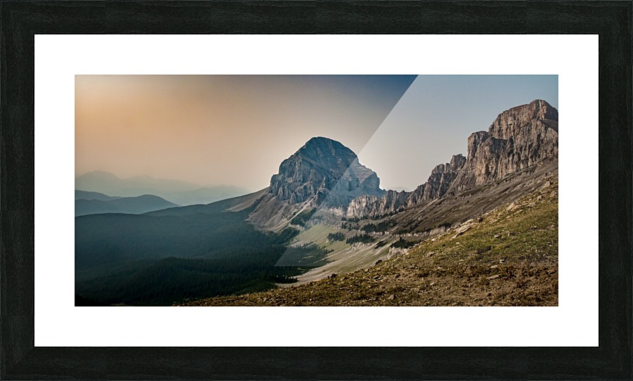 Castle Mountain Picture Frame print