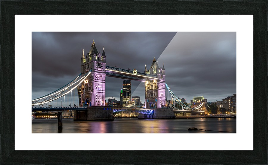 Tower Bridge at Night Picture Frame print