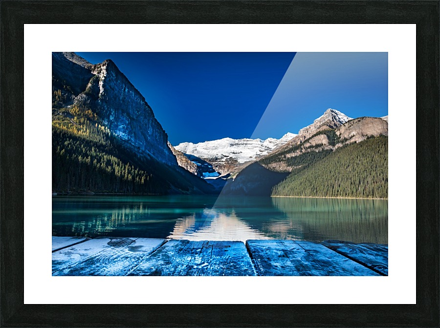 Lake Louise Dock Picture Frame print