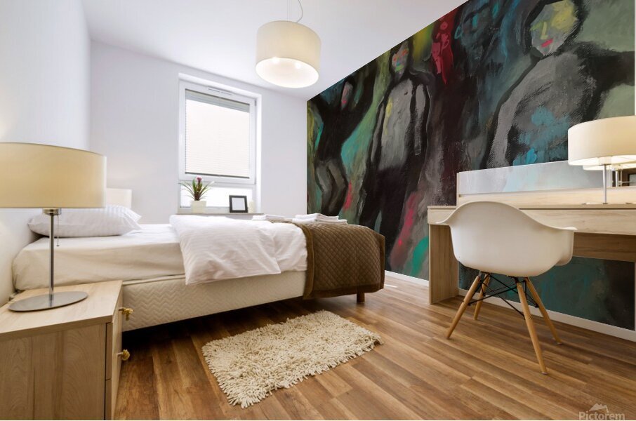nightflowers Mural print
