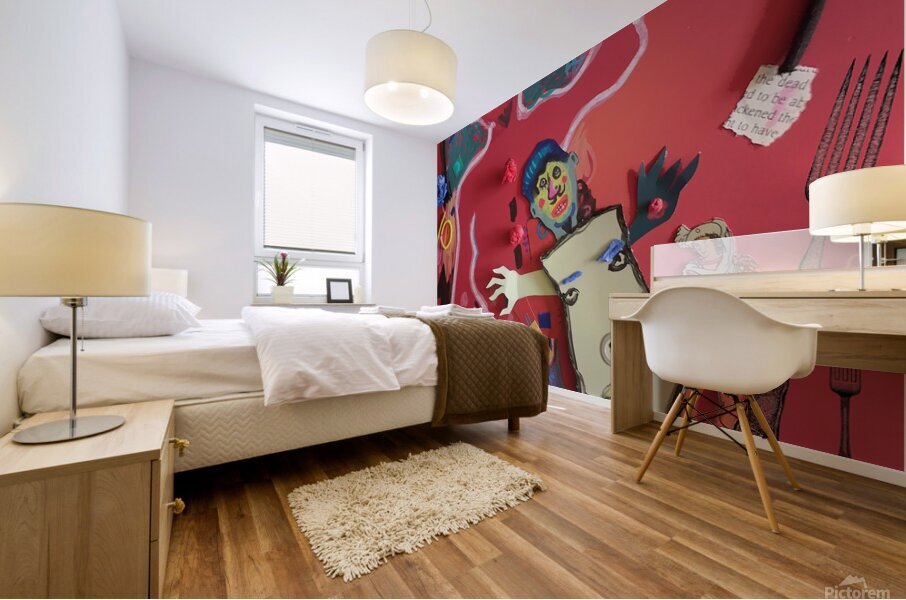 poppy Mural print